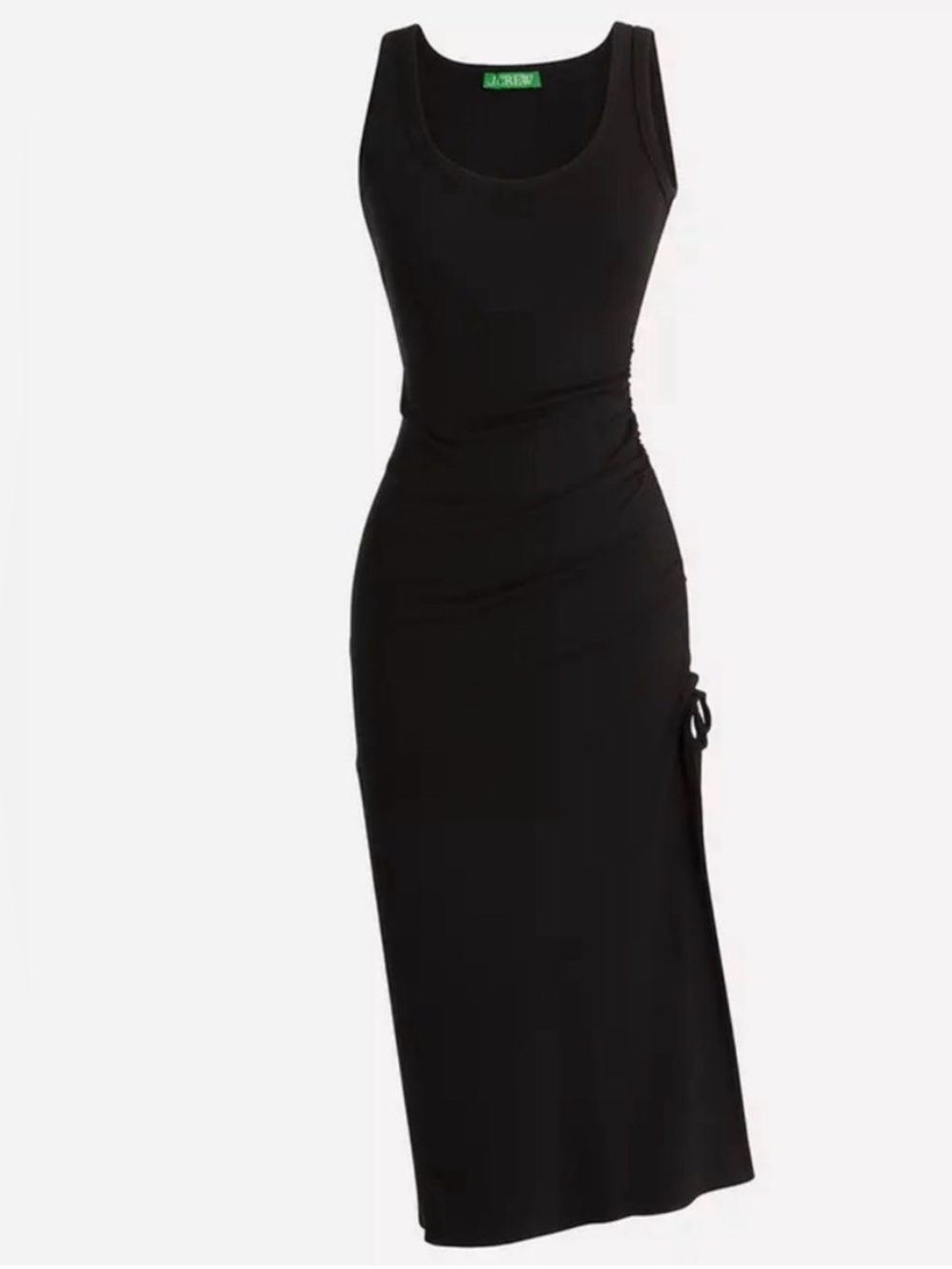 J Crew Ruched ribbed Midi Dress